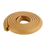 Corners protection strip, length 2 m, tables, baby's room, light brown ( tree ) color, 2.0 cm